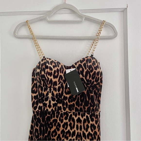 Fashion Nova Leopard Print Midi Dress - Picture 7 of 10